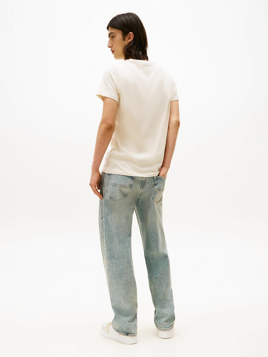 TOMMY JEANS<br>Camiseta slim em malha