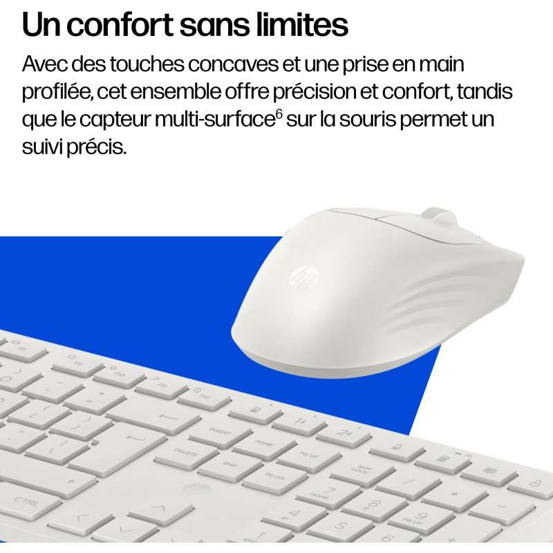 HP Ensemble clavier et souris hybride multi-appareils 495C