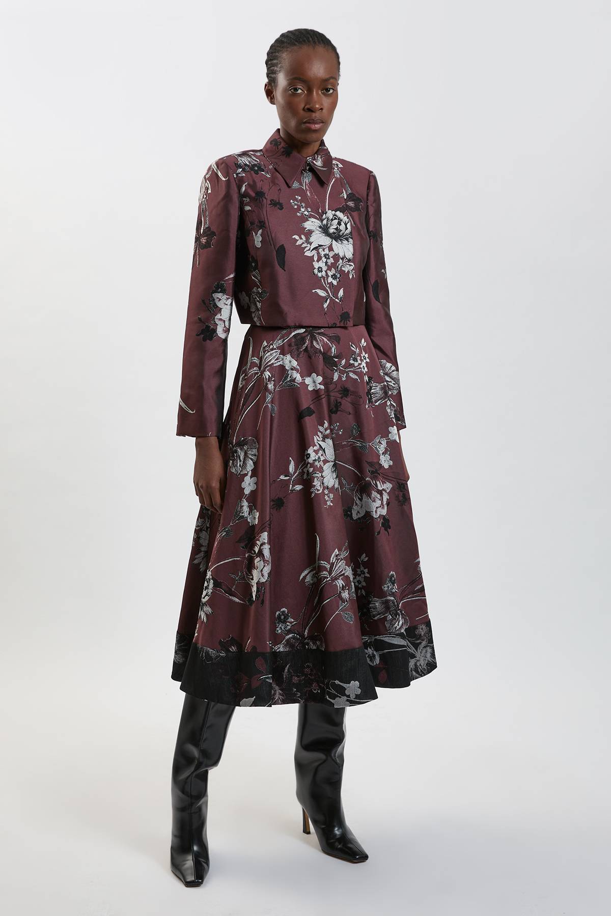 KarenMillen Veste Tailleur Jacquard Floral