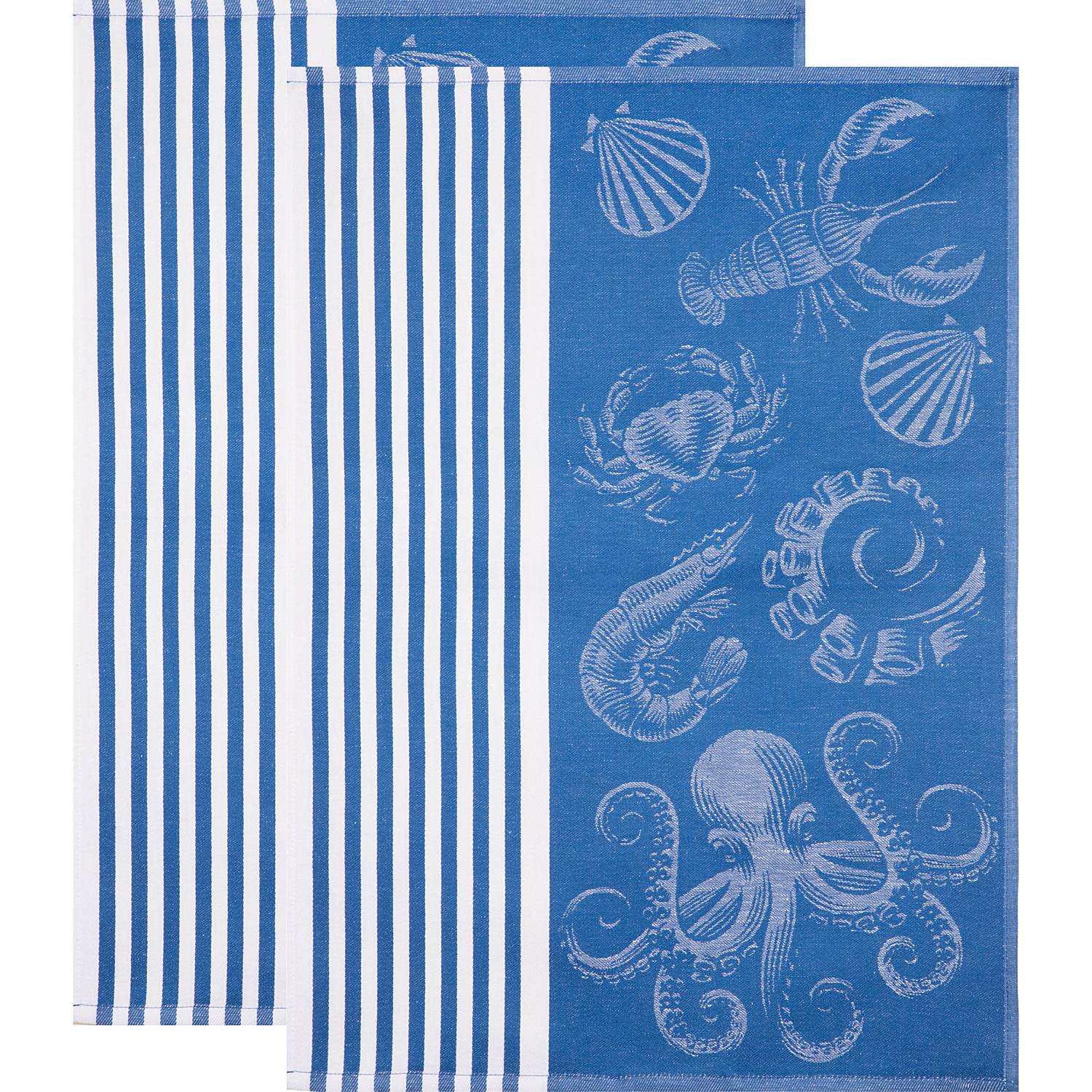 Stuco Jacquard Halbleinen Geschirrtuch 