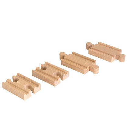 BRIO WoRød Lige Skinner - 4 dele - Mini - Tr? 33393
