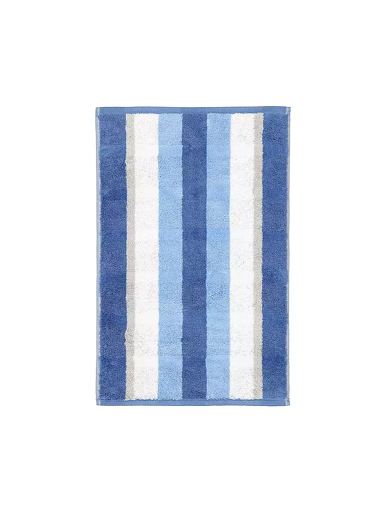 CAWÖ Gästetuch NOBLESSE 30x50cm Saphir blau