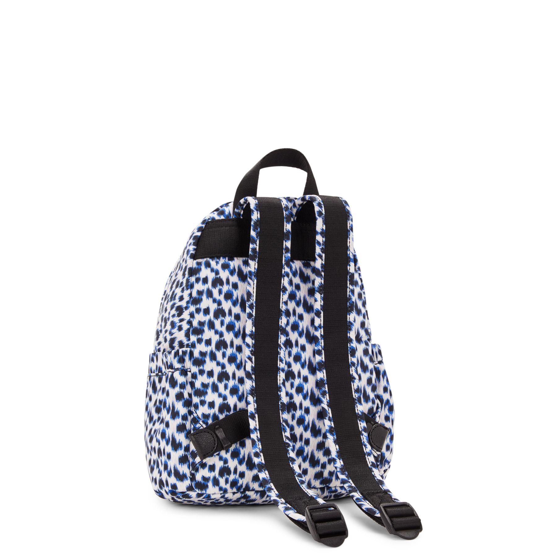 DELIA MINI Petit Sac à Dos avec Poche Frontale et Poignée Supérieure - Curious Leopard