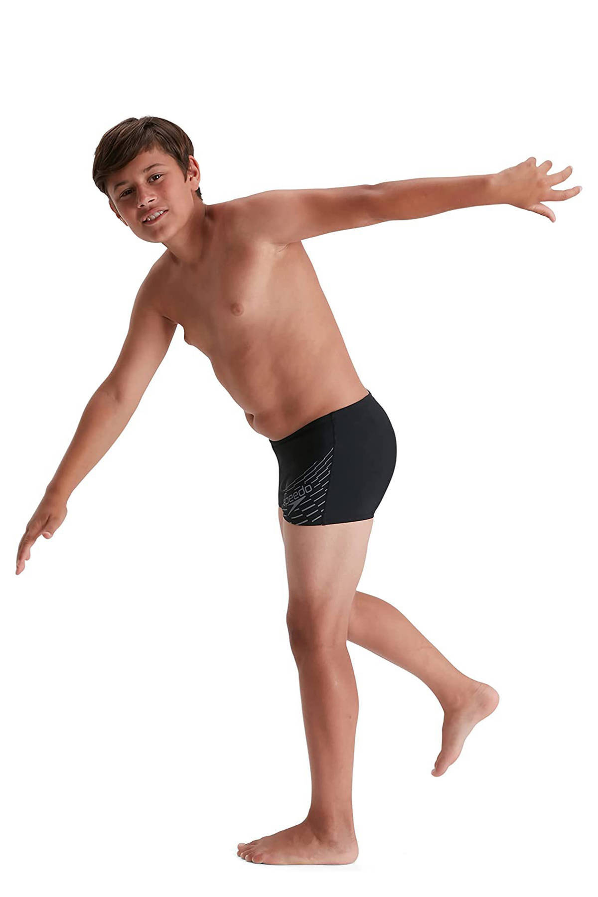 Speedo EnduraFlex zwemboxer Medley zwart/grijs