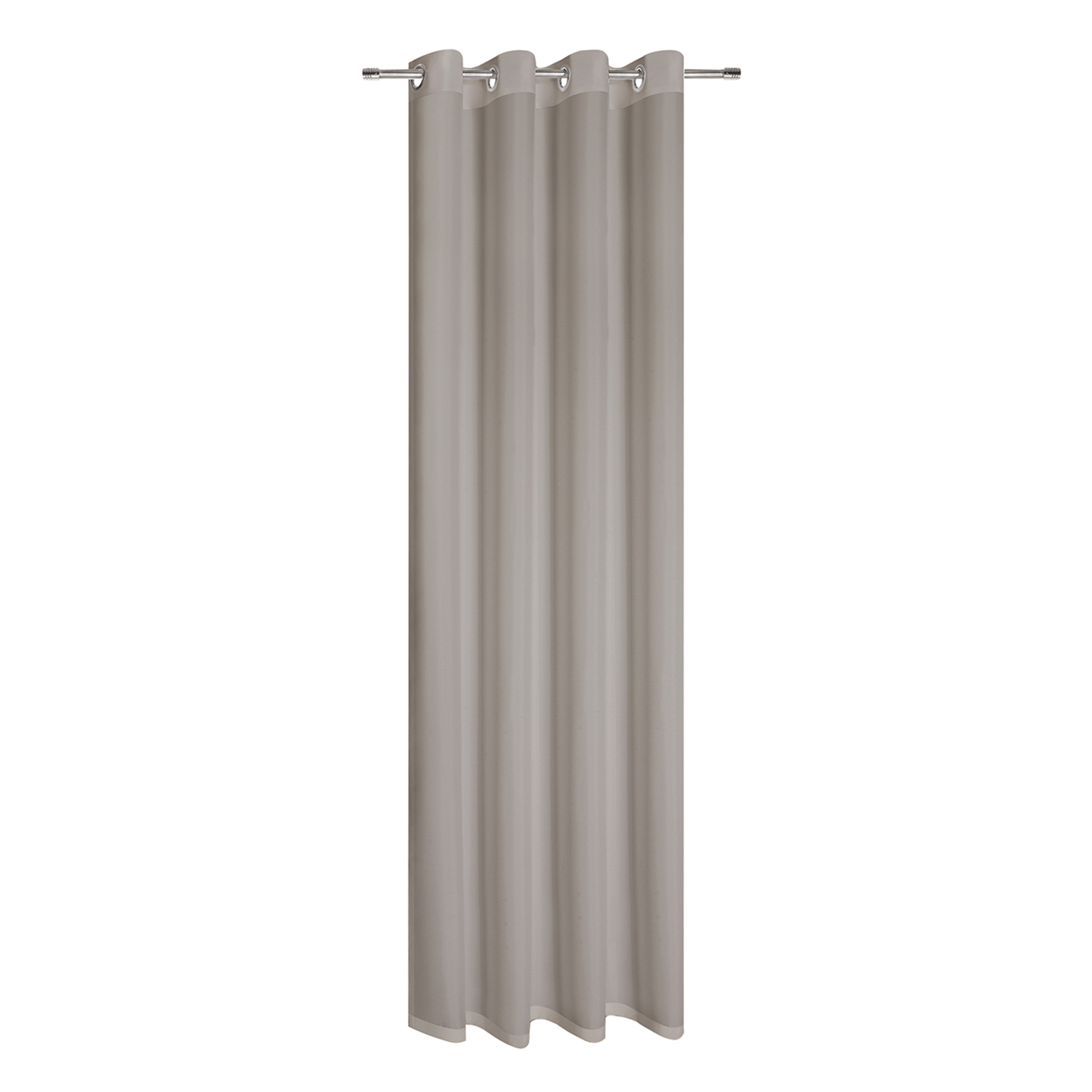 Ösenschal - taupe - 140x235 cm