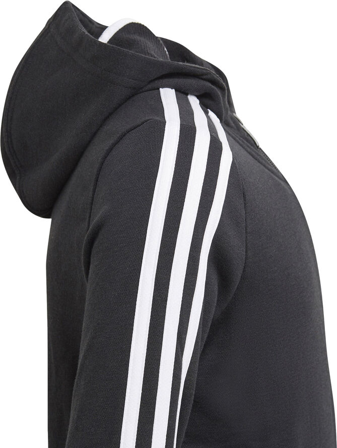 adidas Essentials 3-Stripes hættetrøje Sort