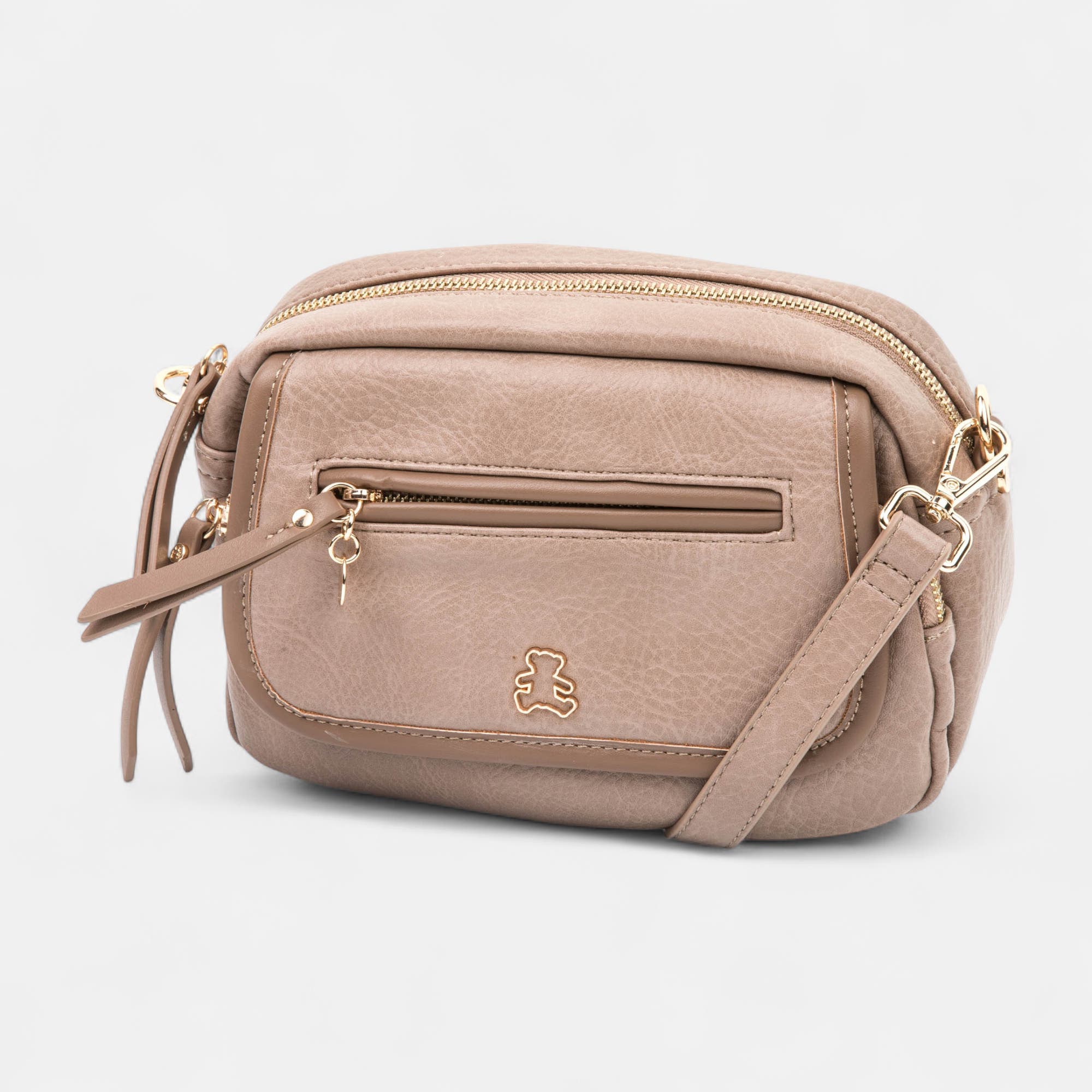 Sac bandoulière taupe