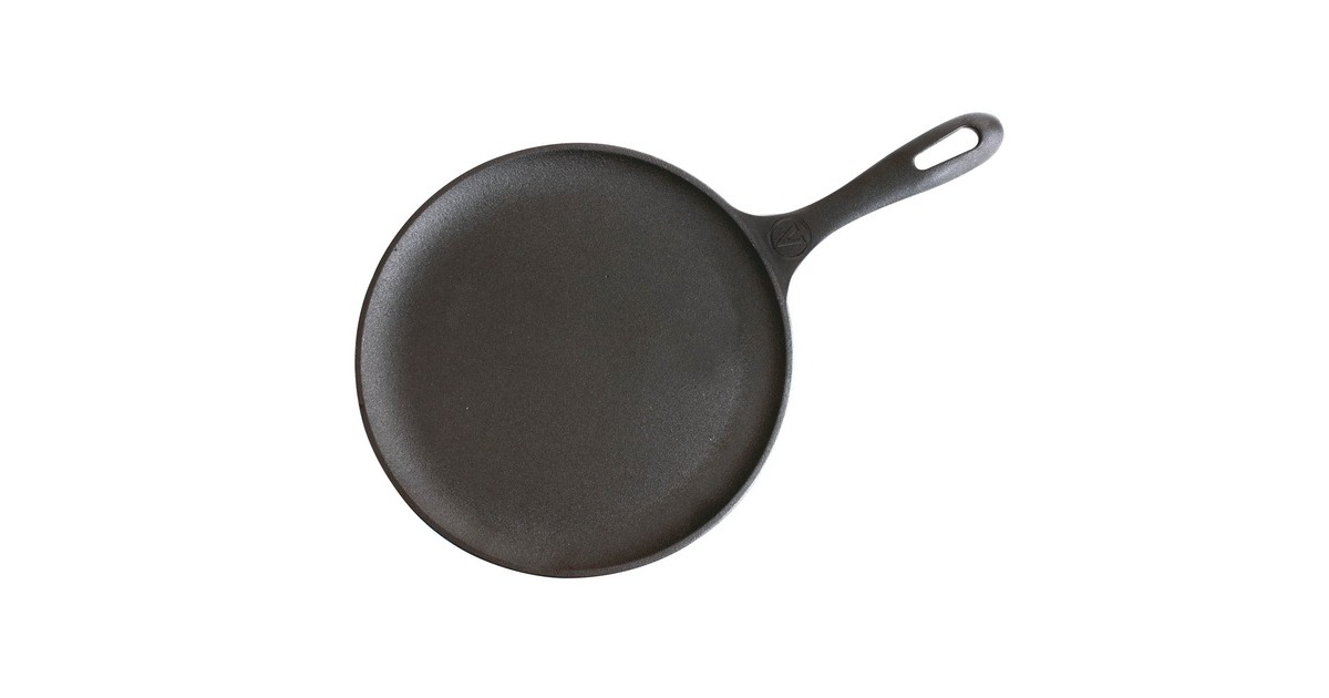 VictoriaBakpan Comal 26 cm, Seasoned grillplaat  (Zwart (mat), Color packaging)