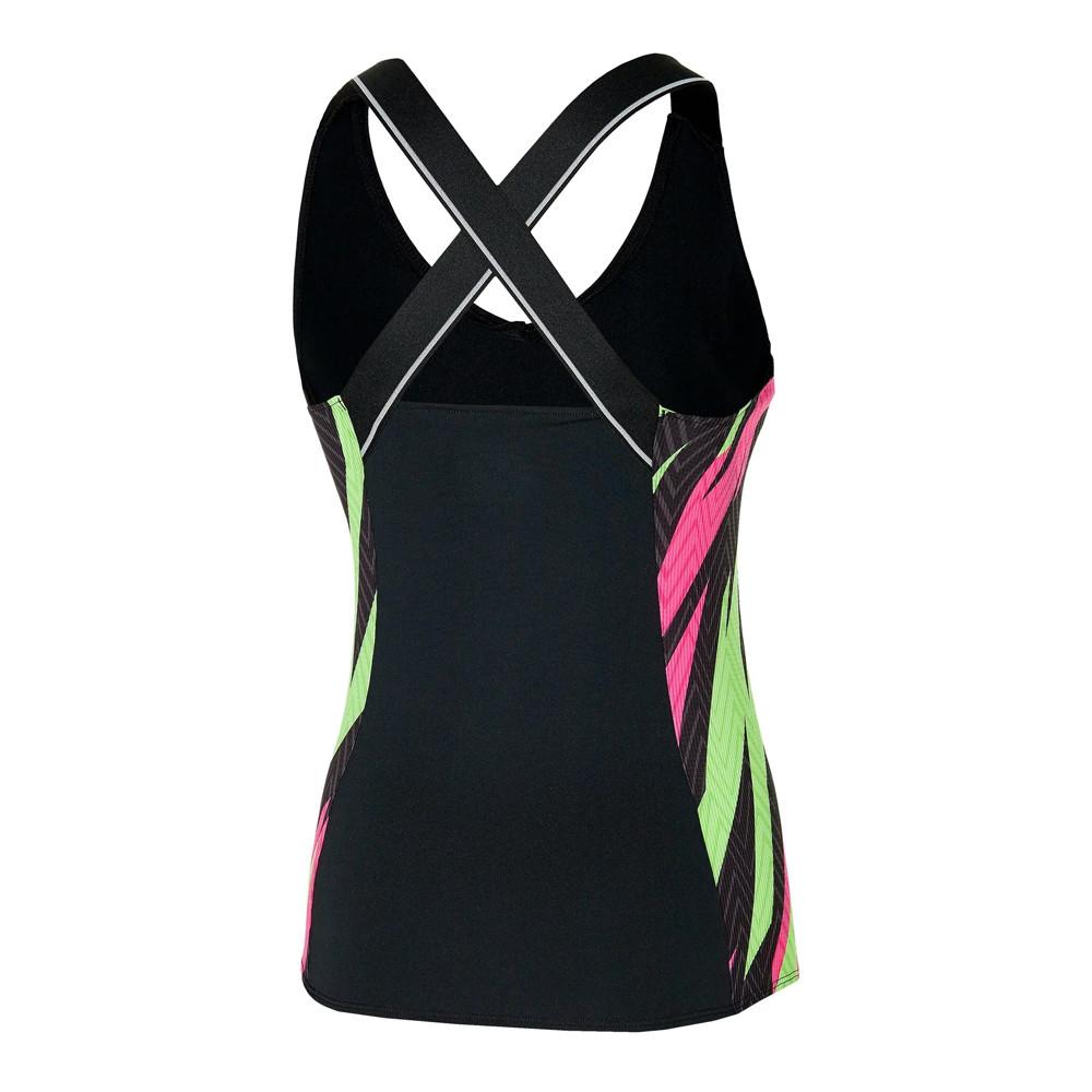 Mizuno Débardeur De Tennis Noir Femme tech Mizuno Printed