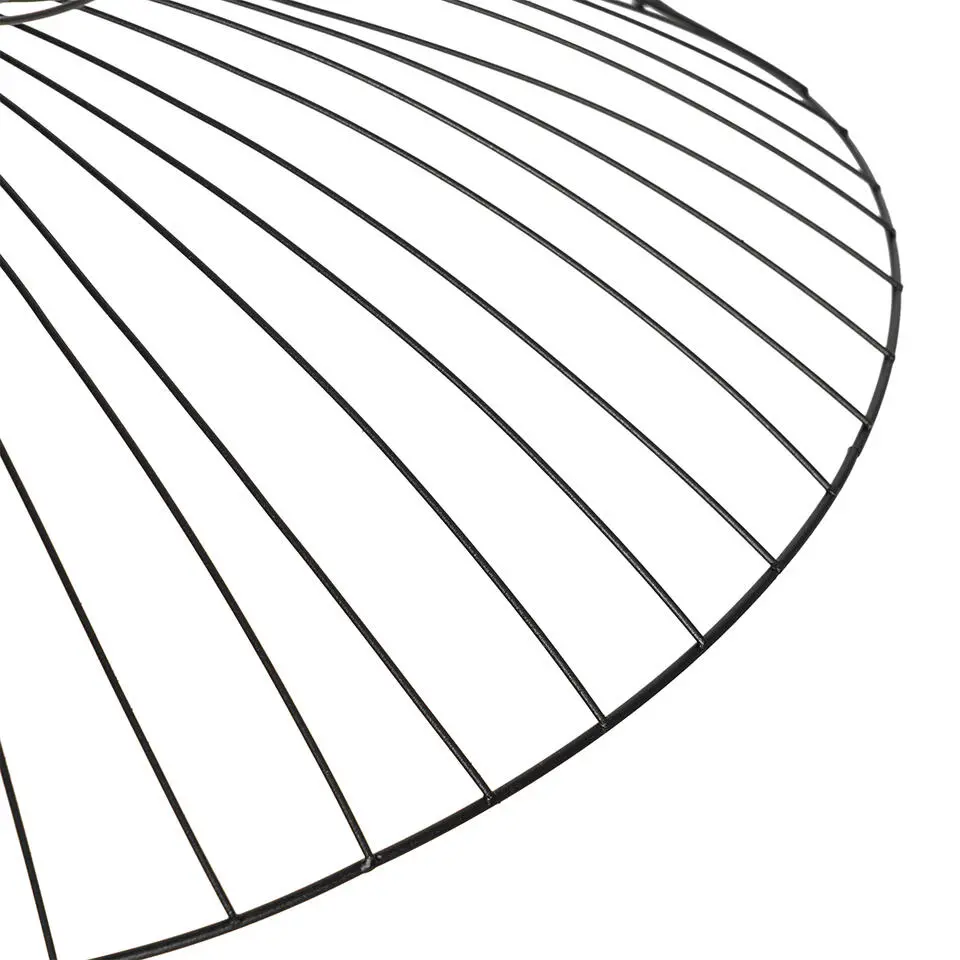 Qazqa hanglampen pua zwart e27