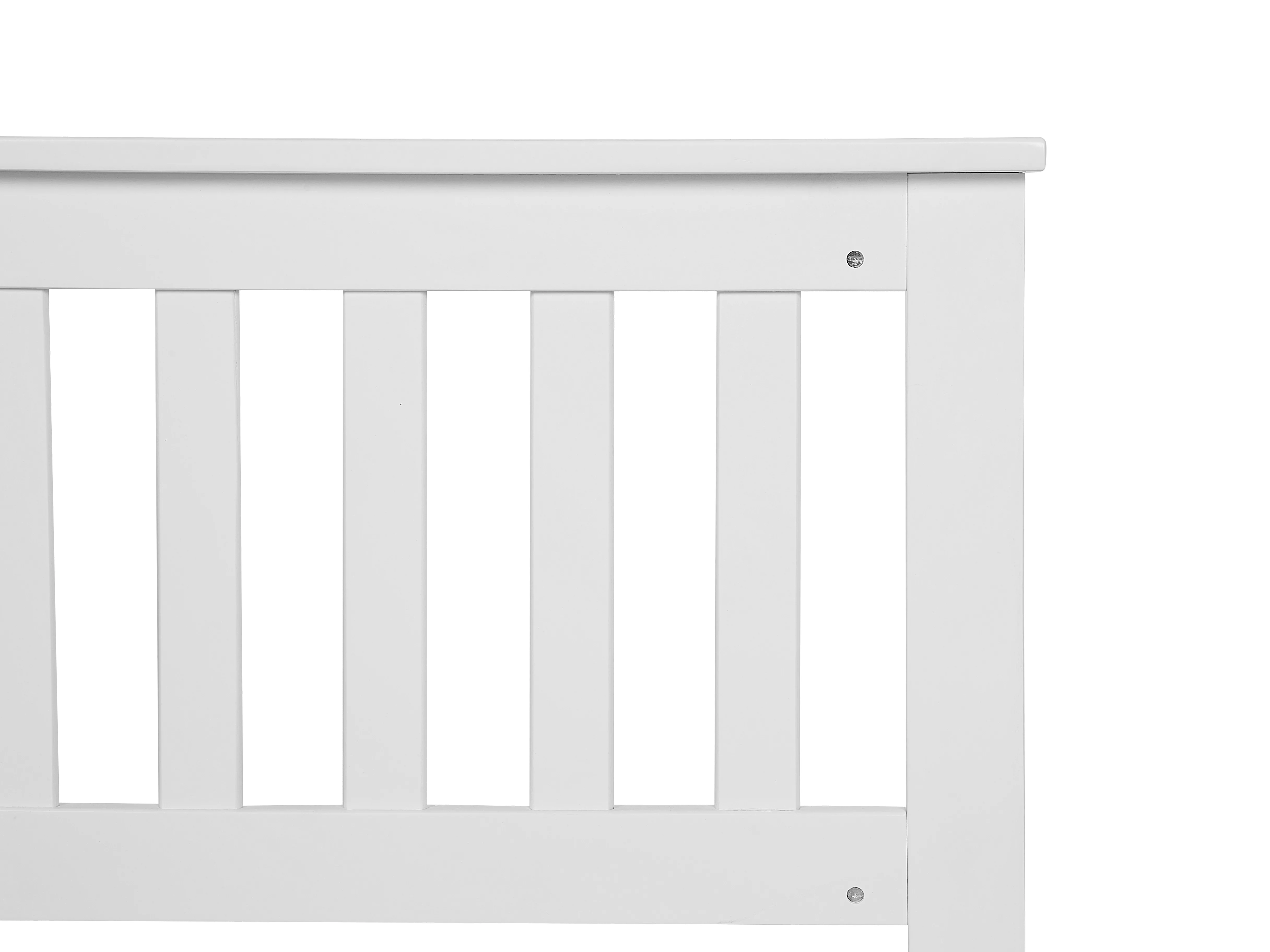 Bed Dennenhout MAYENNE 180 x 200 cm Wit
