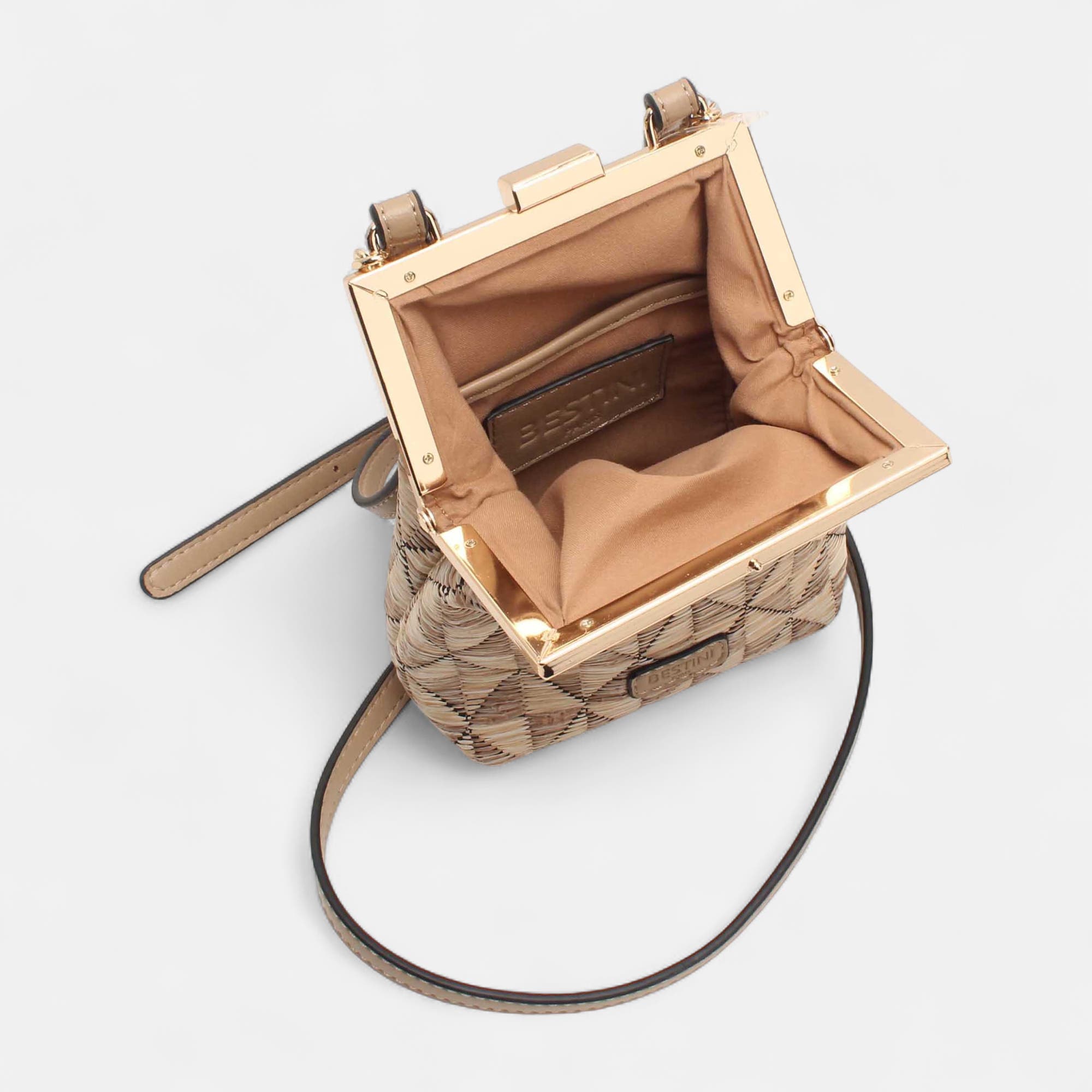 Sac bandoulière beige