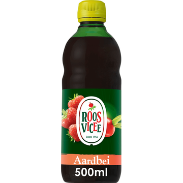 Roosvicee Original Aardbei Siroop, 500 ml