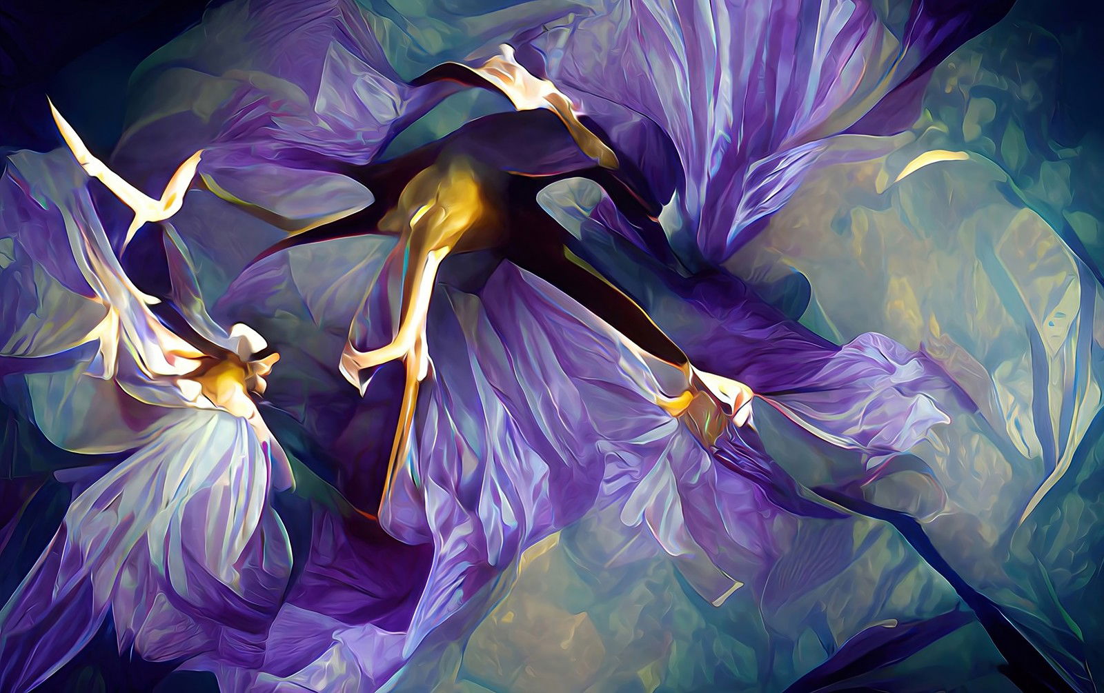 Avian Iris by Carl Jacobson - Limited Edition. Edition of: 150. Signed.