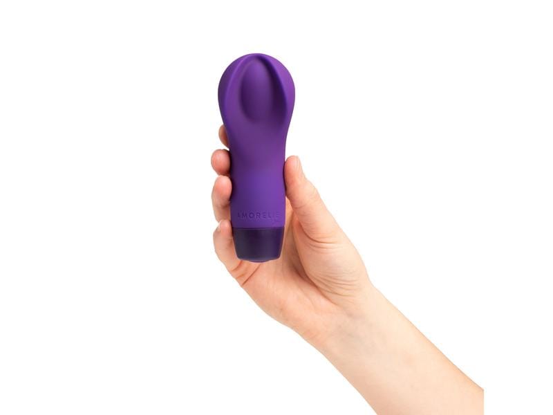 Amorelie Auflegevibrator «Groove» Violett Hochwertiges Sextoy zur klitoralen Stimulation