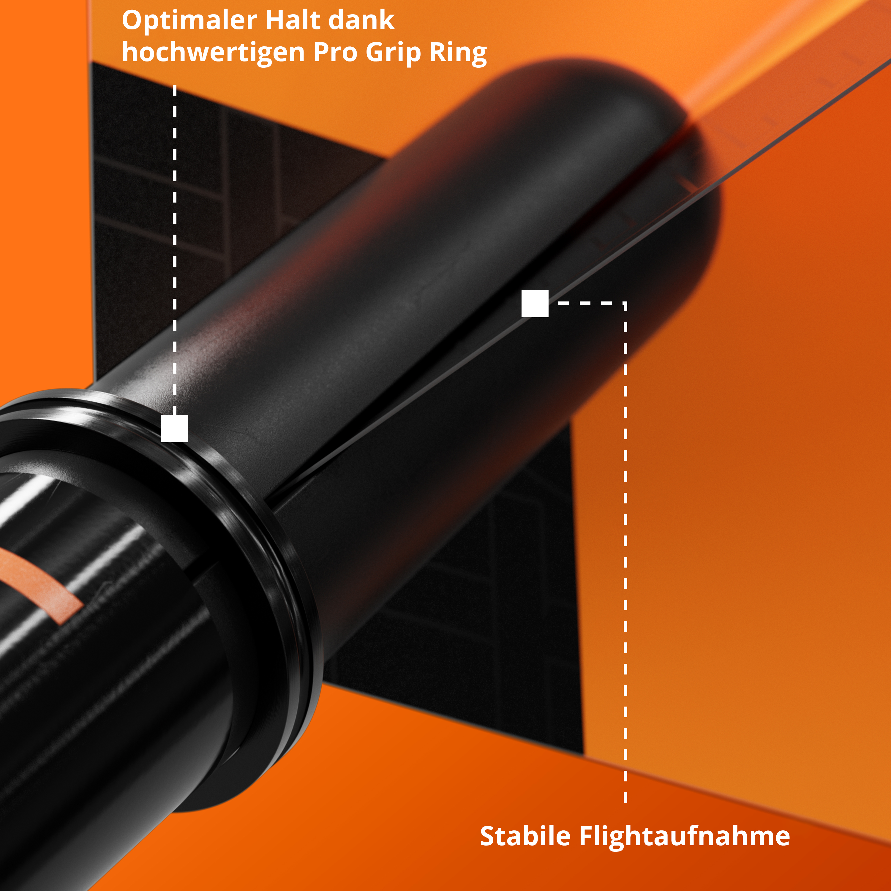 Target - Pro Grip Tag Shaft 3er Set - Orange