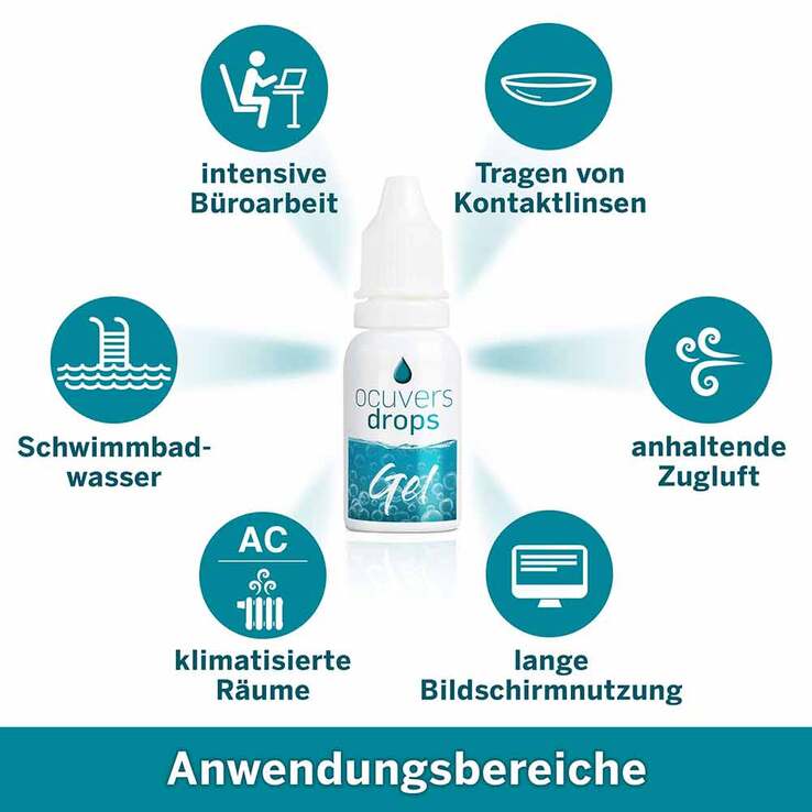 Ocuvers drops Gel Augentropfen, 10 ml