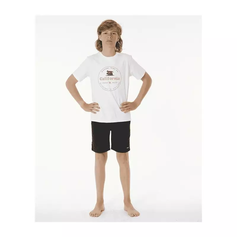 Teeshirt junior RIPCURL Cali Bear Tee -Boy White 12