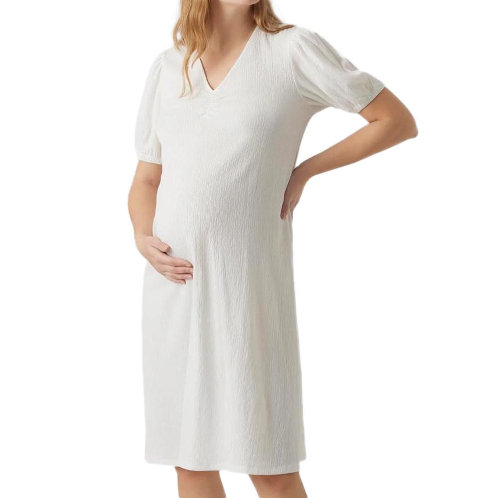 Mamalicious Robe Blanche Femme Mamalicious Mylah Solid