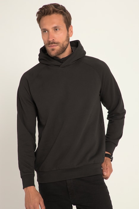 Hoodie, Kapuzensweater, mit integriertem Stehkragen