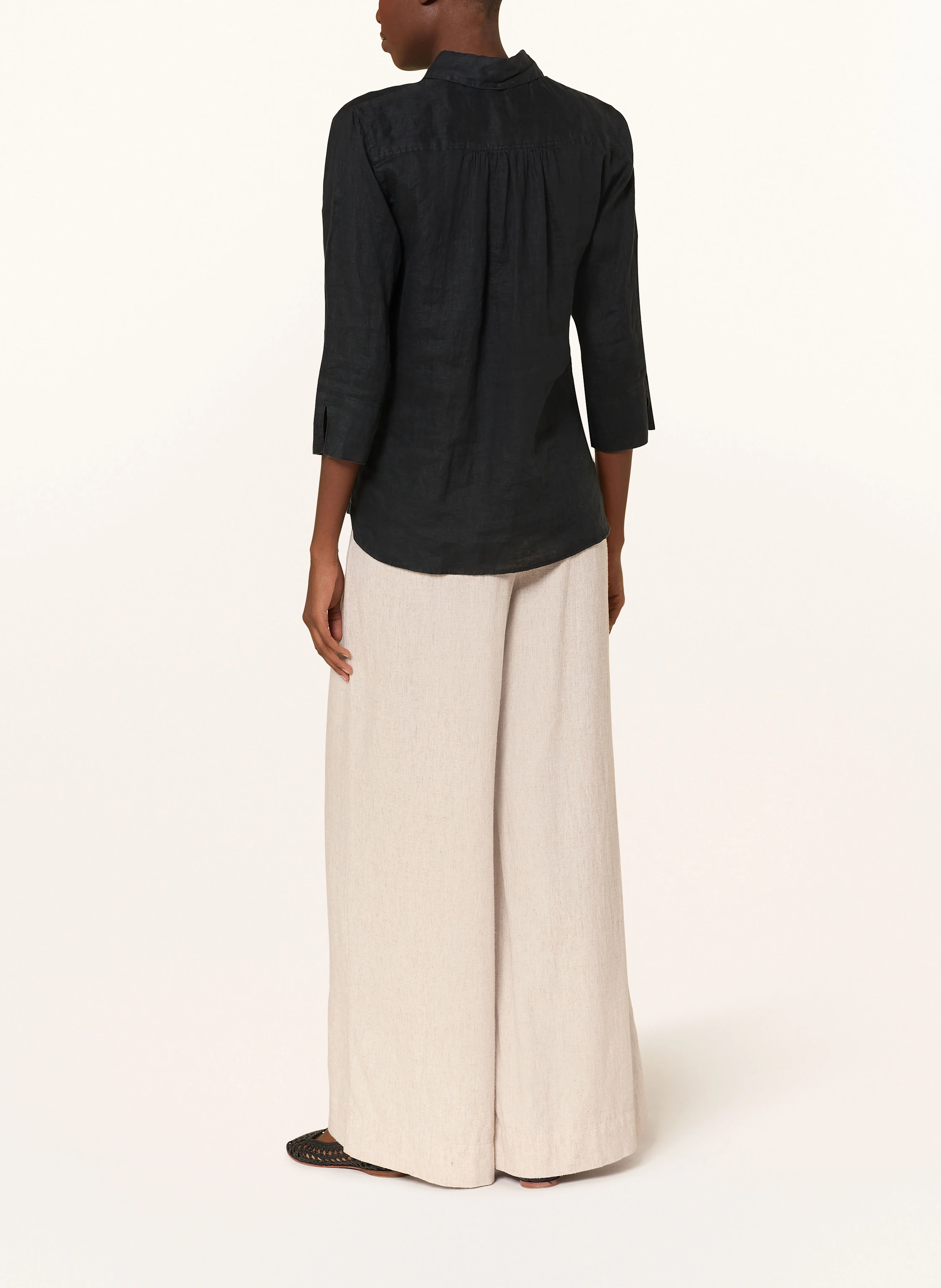 BRAX Hemdbluse VICKI aus Leinen mit 3/4-Arm