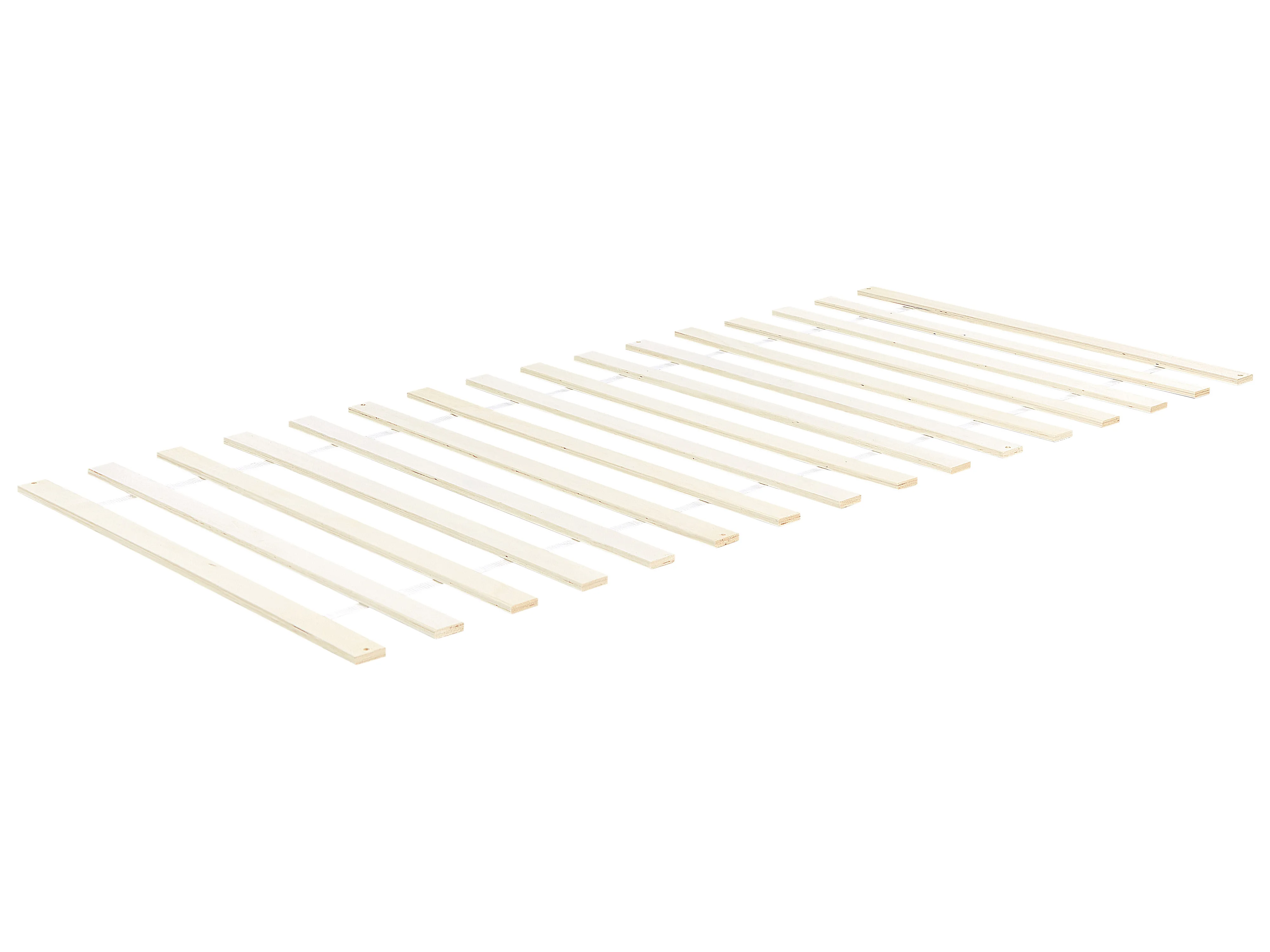 Bed Dennenhout VANNES 90 x 200 cm Wit