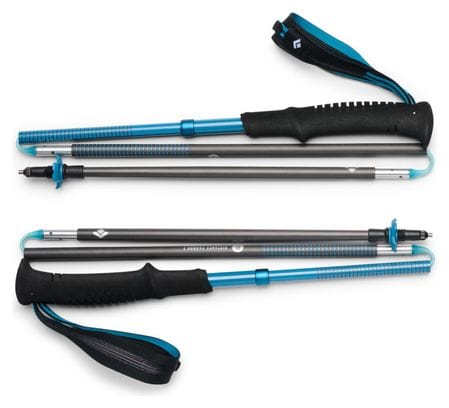 Bâtons de Randonnée Black Diamond Distance Carbon Z Poles Bleu Gris