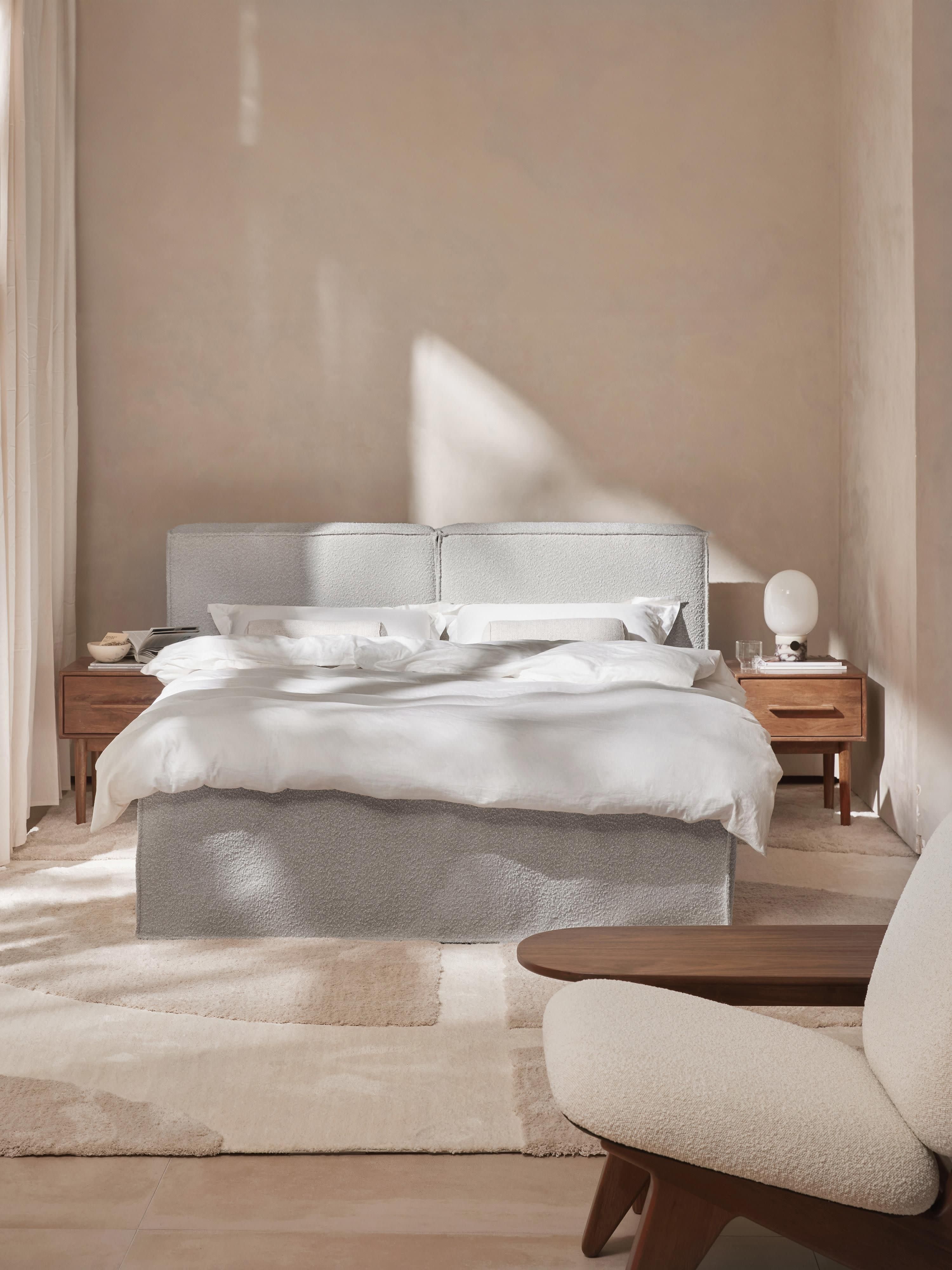 Bouclé divan bed Lennon
