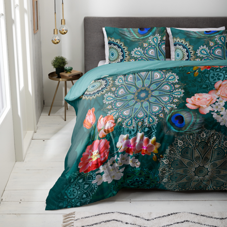 Dekbedovertrek Peacock Mandala