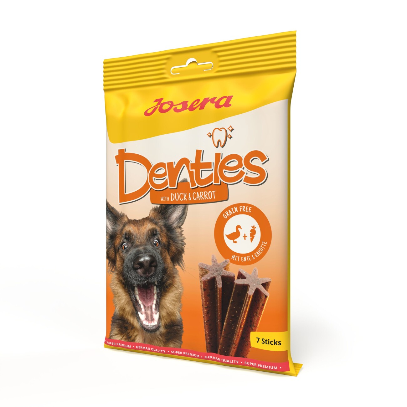 Josera Denties with Duck & Carrot Snack für Hunde 180 g