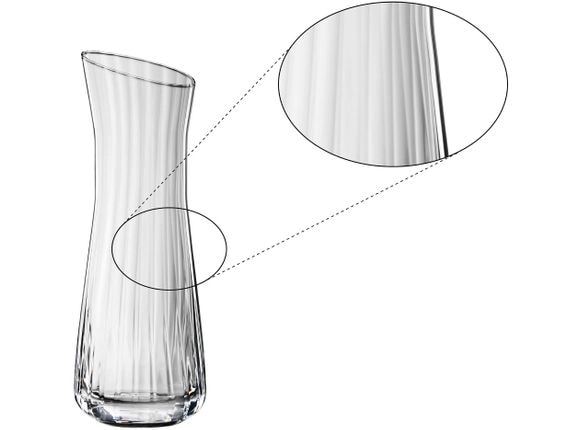 Spiegelau Karaffe Lifestyle 1.13 l, Transparent Elegante 1-Liter-Karaffe aus transparentem Glas