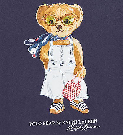 Polo Ralph Lauren T-Shirt - Blau m. Kuscheltier
