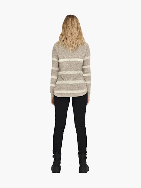 ONLY Strickpullover Taupe
