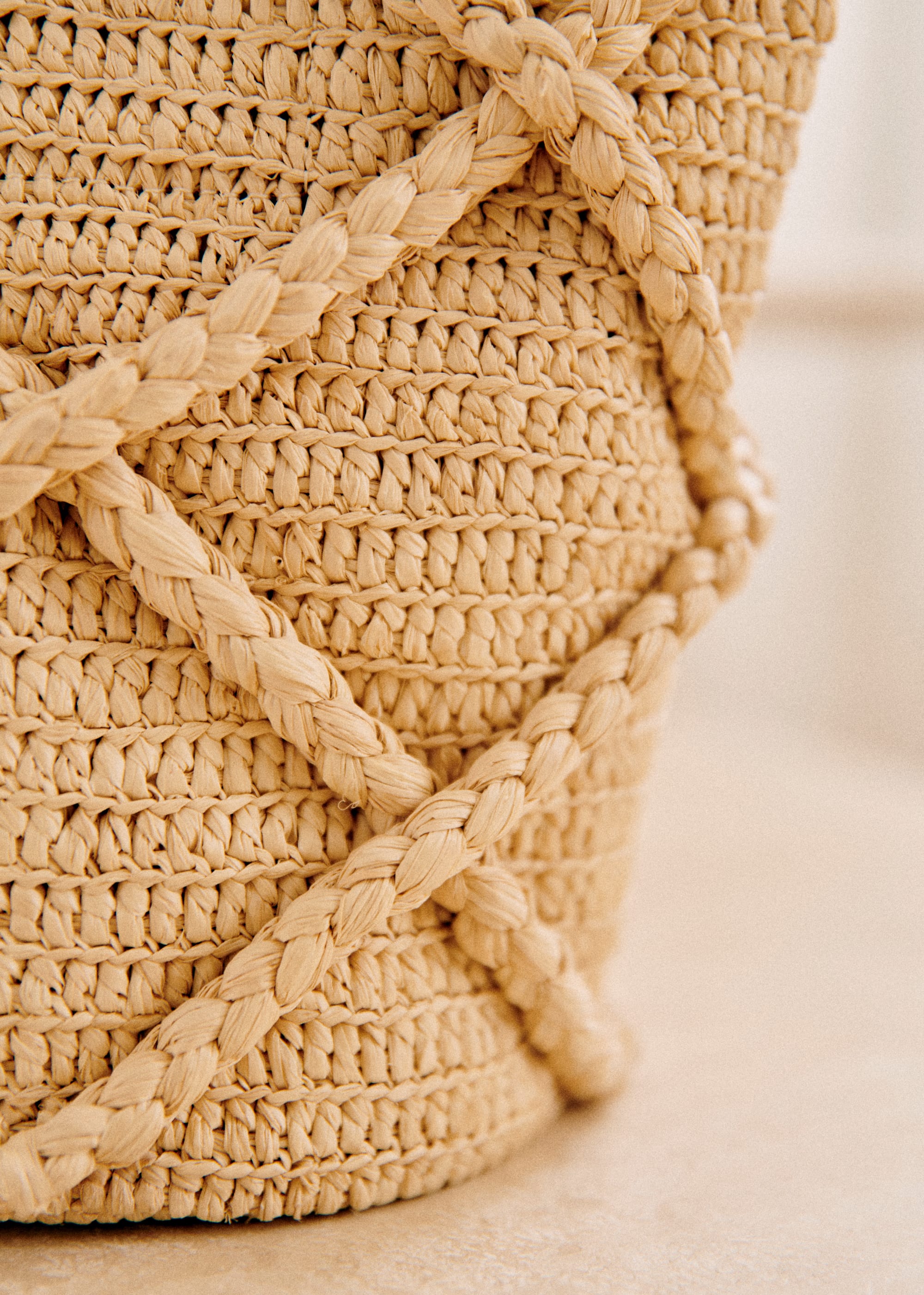 Panier Josie - Raphia naturel tressé - SACS/NEW SACS Nos Paniers 5906405