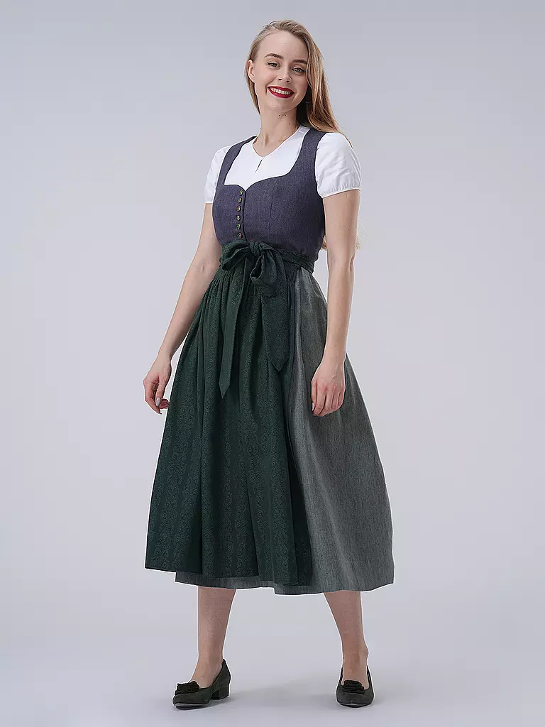 GOTTSEIDANK Dirndl HEDI 80cm dunkelgrün