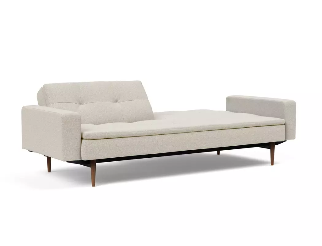 Schlafsofa mit Armlehnen Dublexo Styletto dunkel