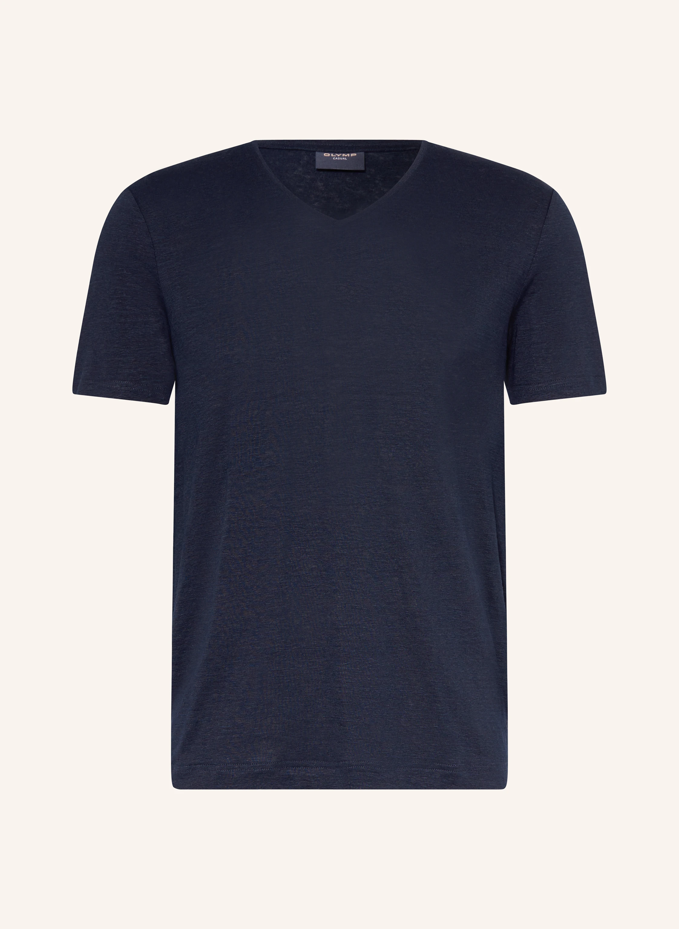 OLYMP T-Shirt aus Leinen
