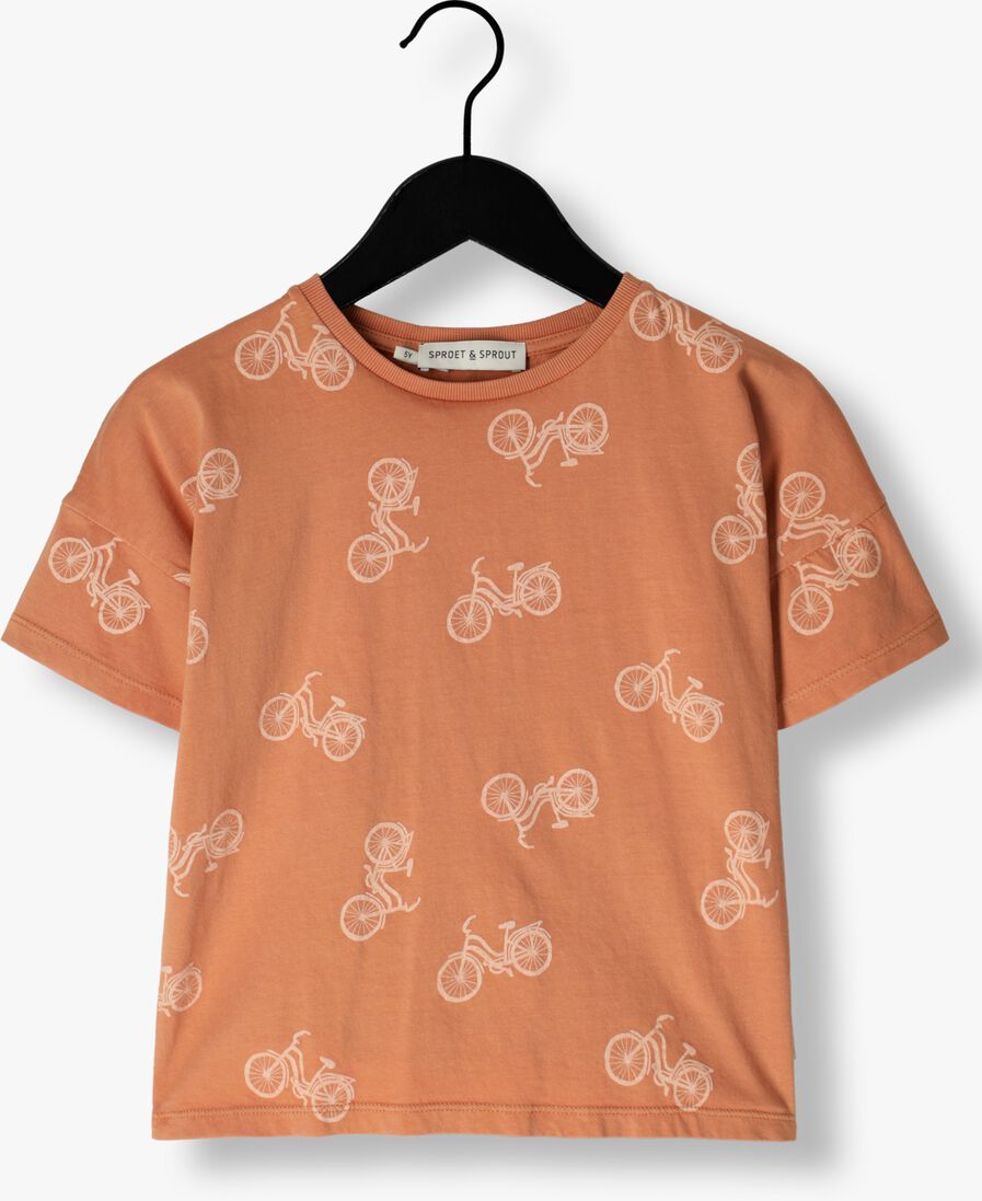 Sproet & Sprout brique sproet & sprout t-shirt t-shirt wide bicycle print