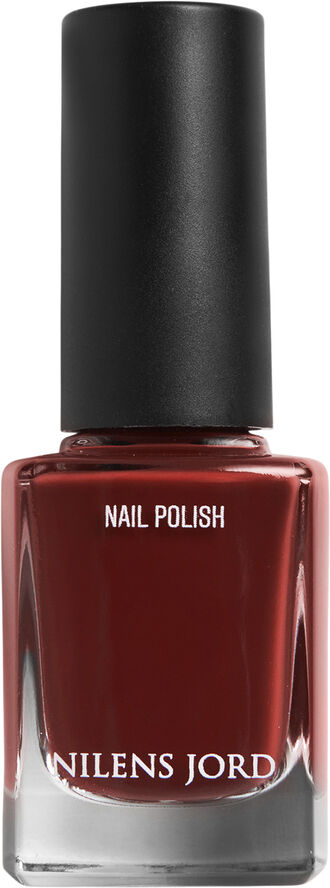 Nilens Jord Nail Polish Maroon Red