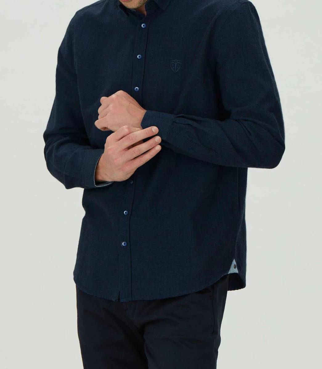 Chemise casual marine 