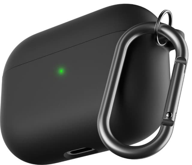 PodSkinz HybridShell AirPods Pro nøgleringsetui (sort)