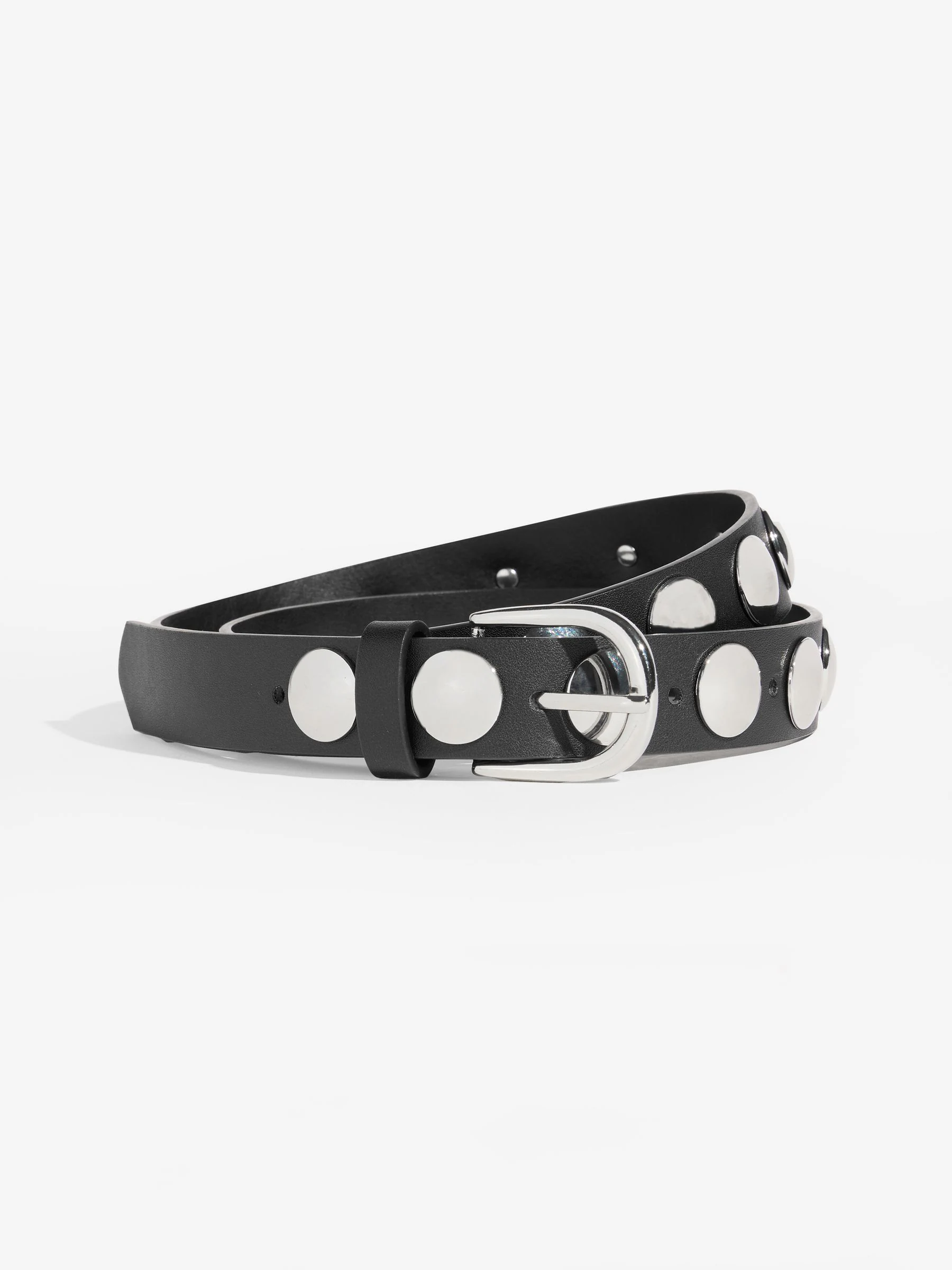 Bordeauxrood en zwart - Friends Like These Studded Belts 2 Pack