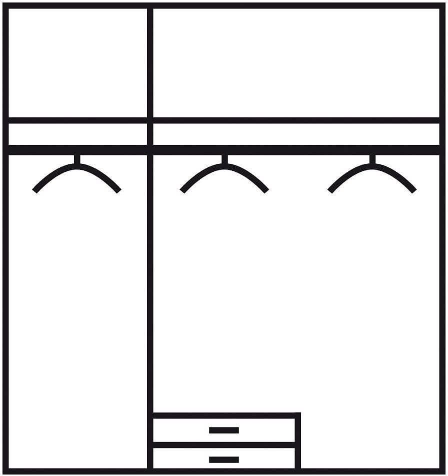 Drehtürenschrank Carla