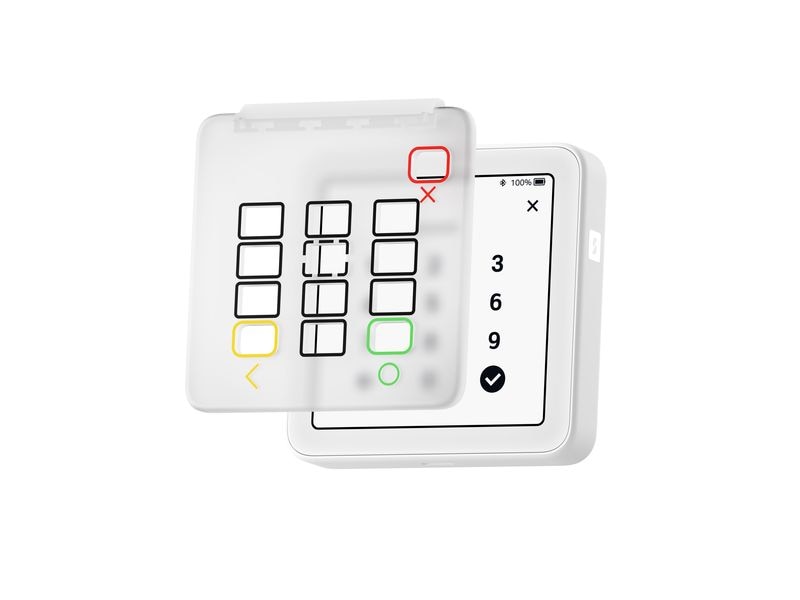 SumUp Kartenlesegerät und Ladestation Solo Kartenterminal mit Touchscreen