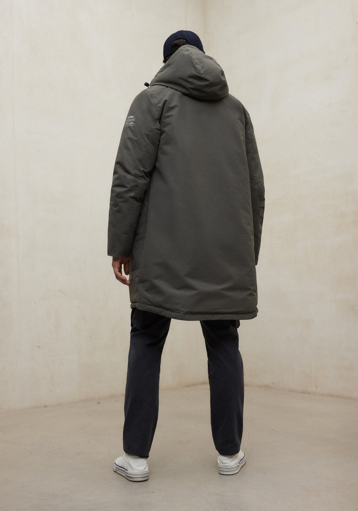 Ecoalf Herrenmantel Iceberg Jacket Asteroid