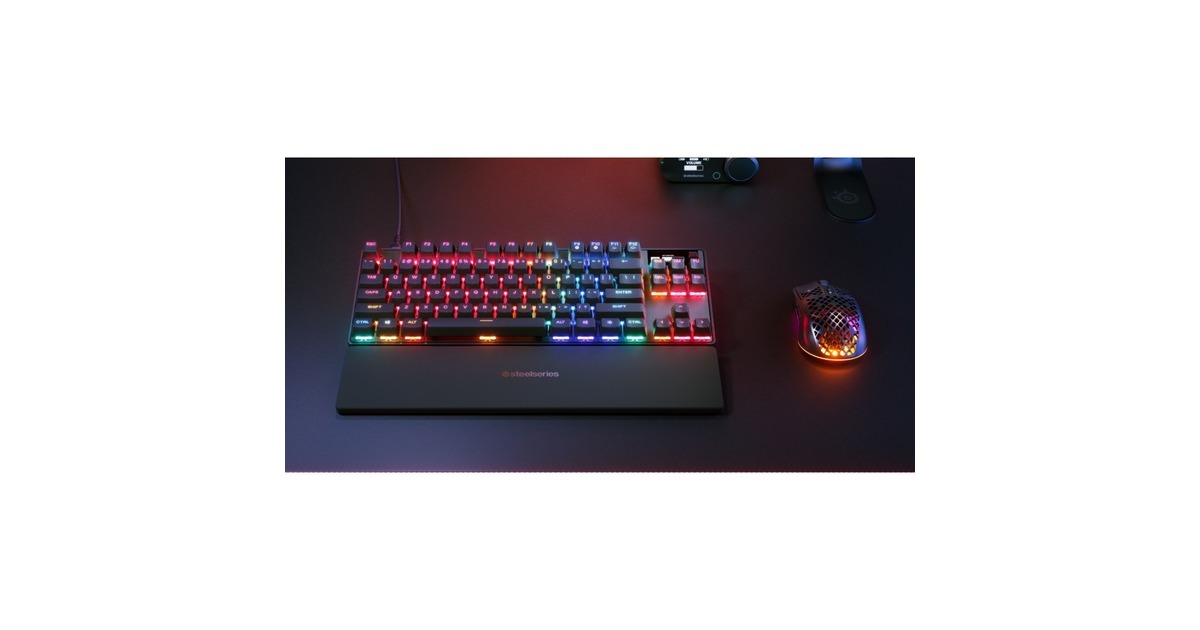 SteelSeriesApex Pro TKL Gen 3, gaming toetsenbord  (Zwart, US lay-out, SteelSeries OmniPoint 3.0, RGB leds, TKL)