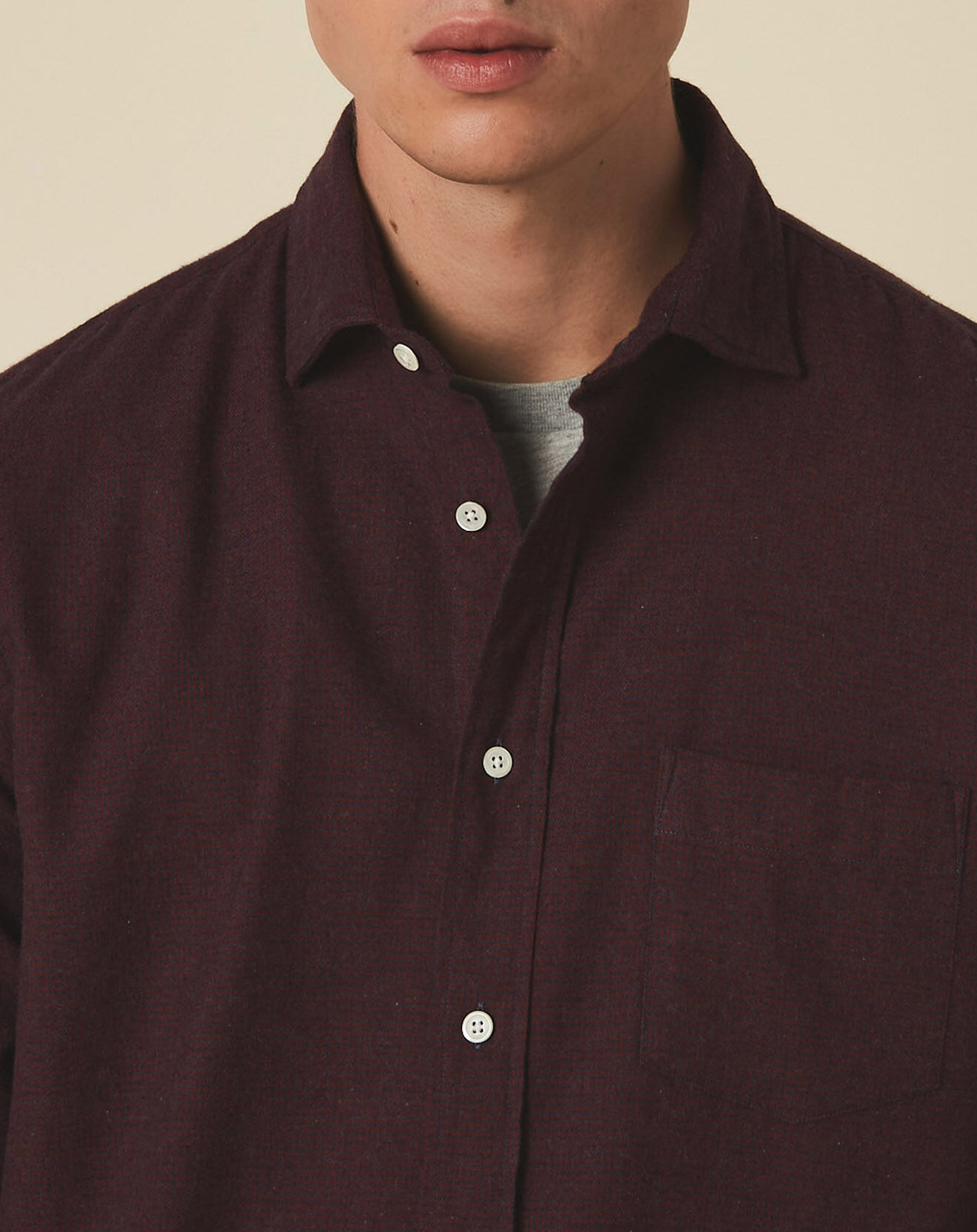 Hartford Chemise regular Paul rouge