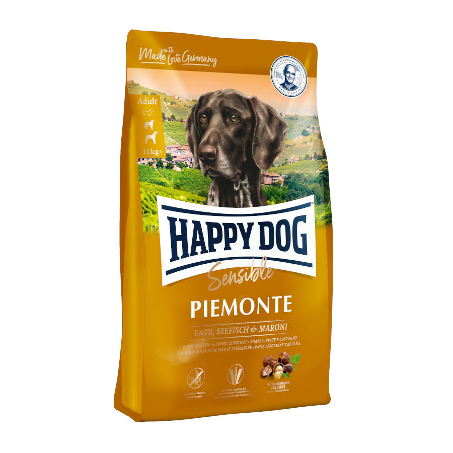 Ração Happy Dog Adult Sensitive Piemonte Duck and Fish