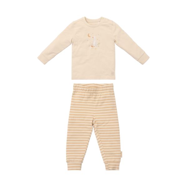 Little Dutch Twee-delige Pyjama - Natural Stripes - Maat 62/68