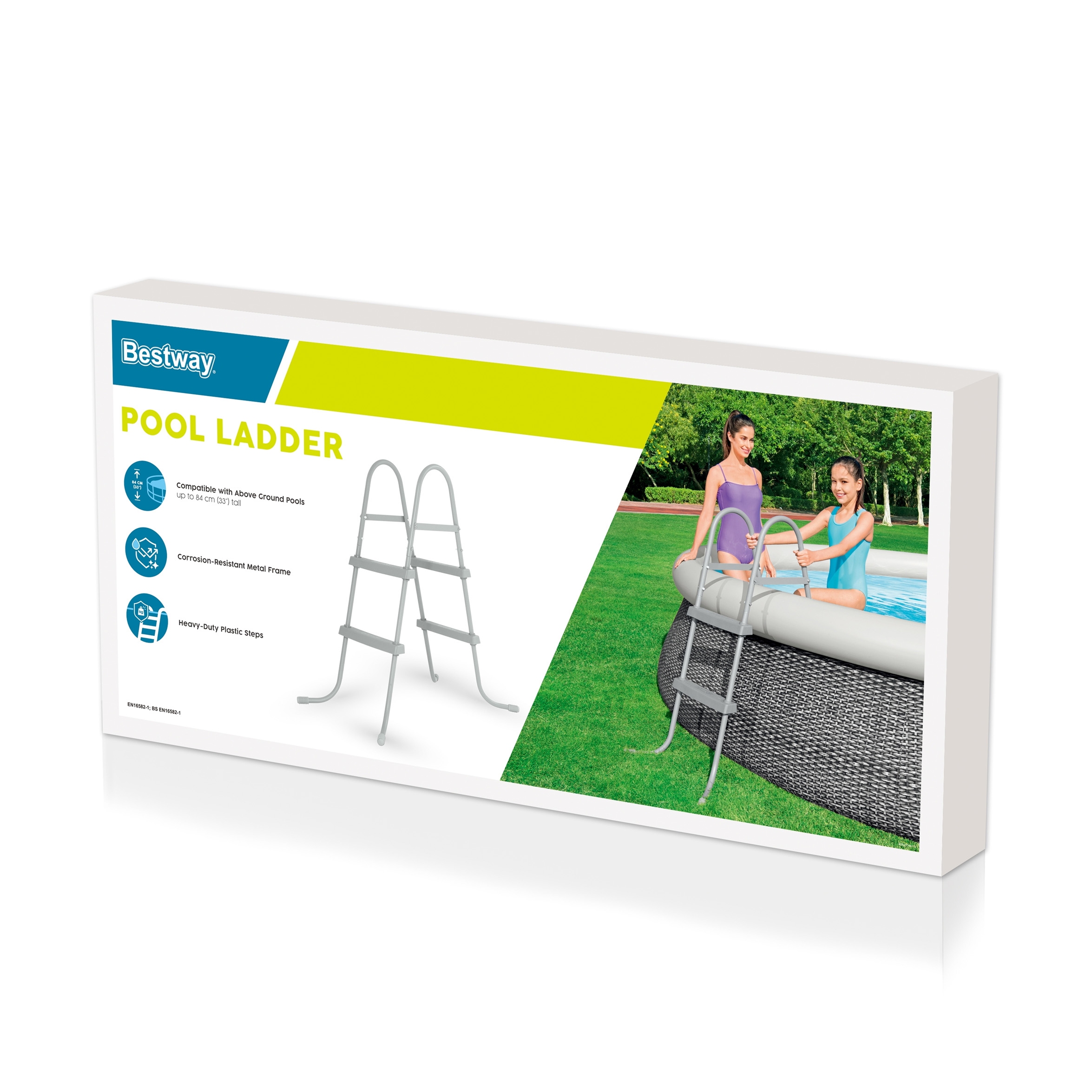Pool Leiter für Poolhöhe 84 cm